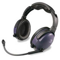 Denali ANR Aviation Headset - Graphite Blue