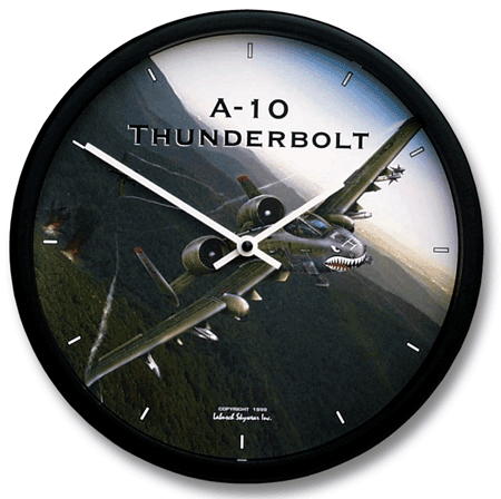 Wall Clock - A10 Thunderbolt