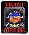 Adjust Attitude Aviation Mousepad