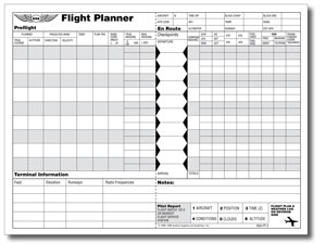 ASA FP-2 Flight Planner Log 8.5X11