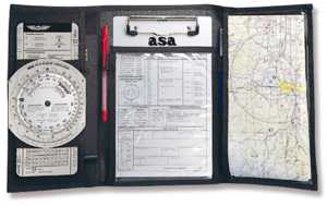 ASA KB-3L Trifold Long Pilot Kneeboard Elongated 