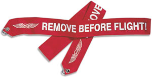 Remove Before Flight Banner