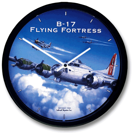 Aircraft Wall Clock - B17 Flying Fortress