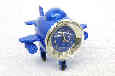 Aviation Airplane Clock Blue