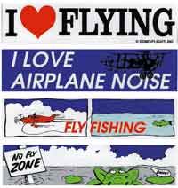 Aviation Bumper Stickers