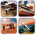 Wright Brothers Coasters Set