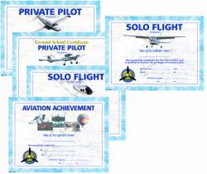 Pilot Training Achievement Certificates