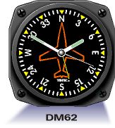 Aircraft Instrument Wall Clock - Gyro