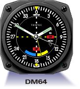 Aircraft Instrument Wall Clock - VOR