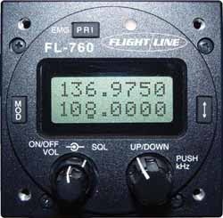 FL-760 Flightcom VHF Comm Tranceiver