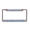 Aviation Licence Plate Frames