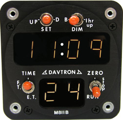 Aircraft Clock Digital M811