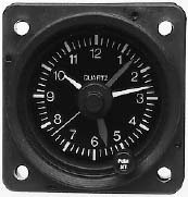 MD90 Aircraft Clock/12-32V/Non-Backlit