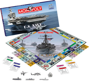 Aviation Monopoly - Navy Edition