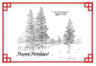 Aviation Christmas Cards