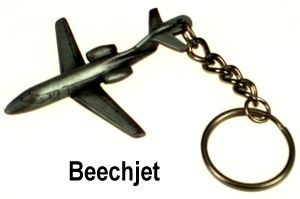 Pewter Airliner Key Chain