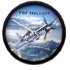 Aircraft Wall Clock - F6F Hellcat
