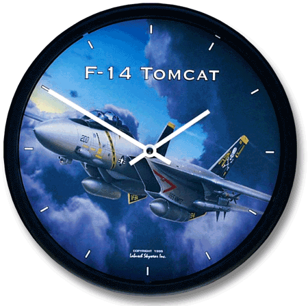 Aircraft Wall Clock - F14 Tomcat