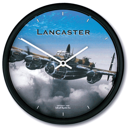 Aircraft Wall Clock - Lancaster Bomber