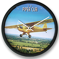 Aircraft Wall Clock - Piper Cub
