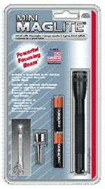 Mag Instrument M3A016 Black AAA Mini MagLite Flashlight