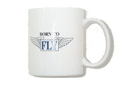 Born to Fly Aviation Coffee Mug