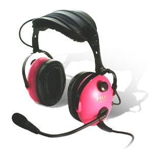 Pilot USA PA-1181T Ladies Pink Aviation Headset