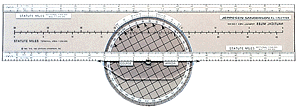 Jeppeson Rotating Azimuth Plotter