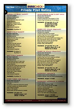 Instrument Pilot Rating Checklist