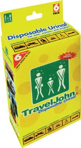 Travel John Disposable Toilet/3 pack