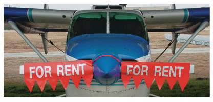 Aircraft Prop Banner - For Rent