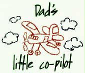 Dad's Little Co Pilot Tee Shirt
