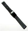 Torgoen BLACK Stainless Steel Watch Bands