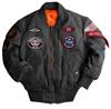 Children's MA-1 Flight Jacket w Patches